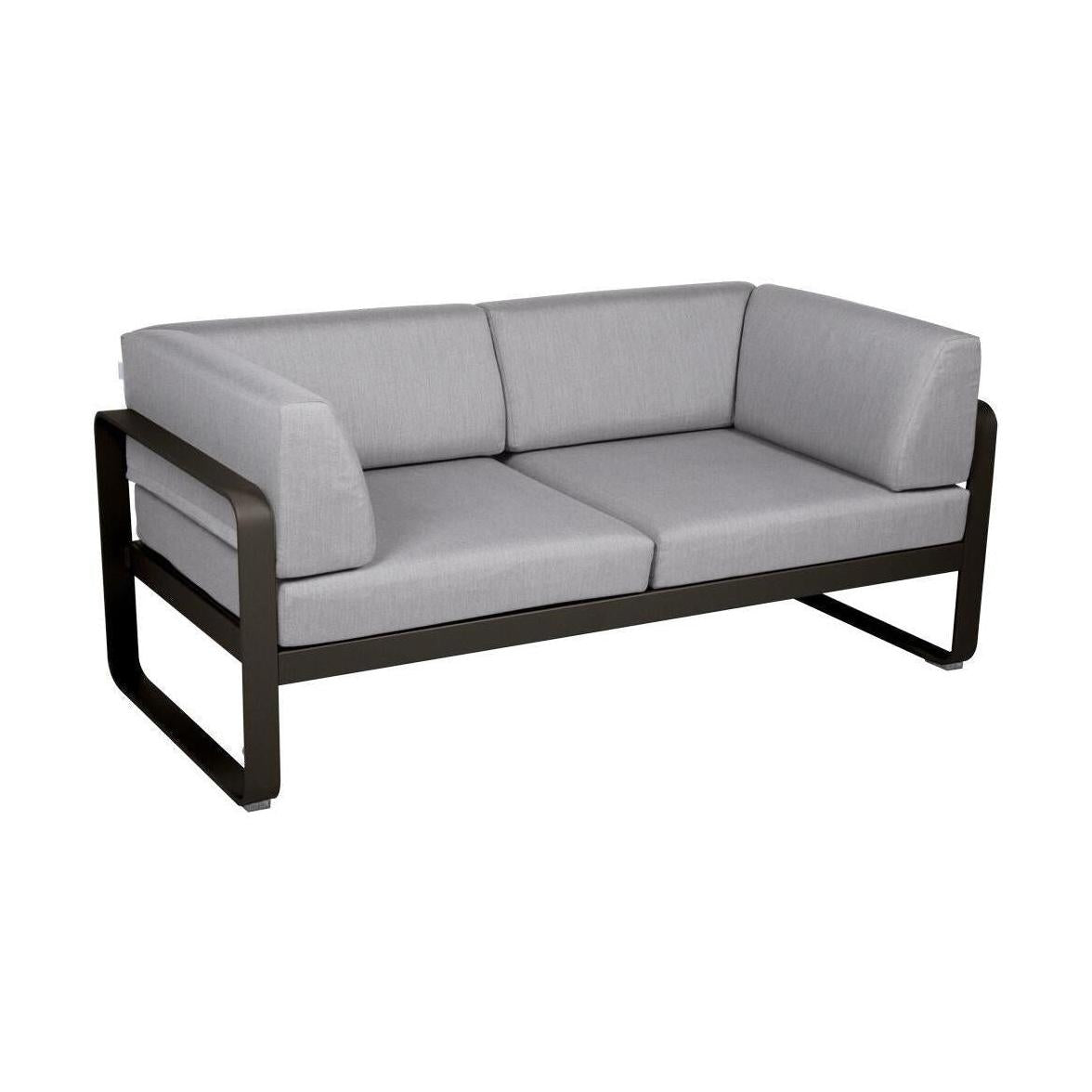 Fermob Bellevie Club 2-zits loungebank Tonka - Flannel
