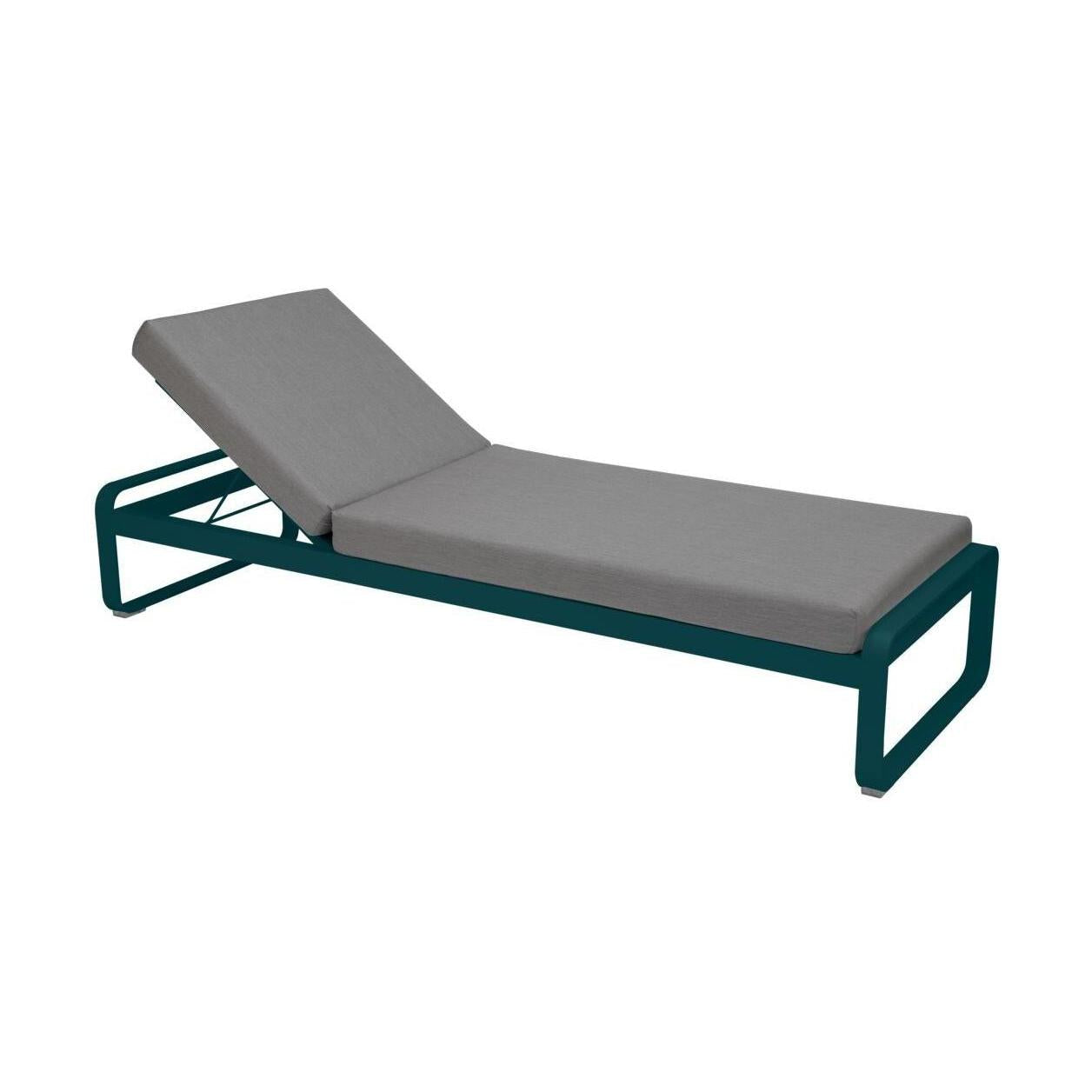 Fermob Bellevie Premium Sunlounger ligbed Acapulco Blue