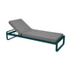 Fermob Bellevie Premium Sunlounger ligbed Acapulco Blue