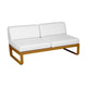 Fermob Bellevie 2-zitsmodule loungebank Gingerbread - Off-White