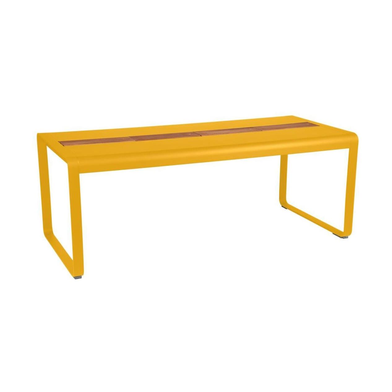 Fermob Bellevie tuintafel met opslagruimte 196x90 cm Honey