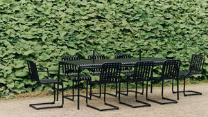 HAY Palissade tuintafel 220x90 cm Anthracite