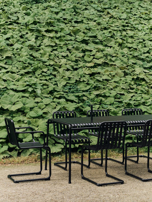 HAY Palissade Cantilever tuinstoel Anthracite