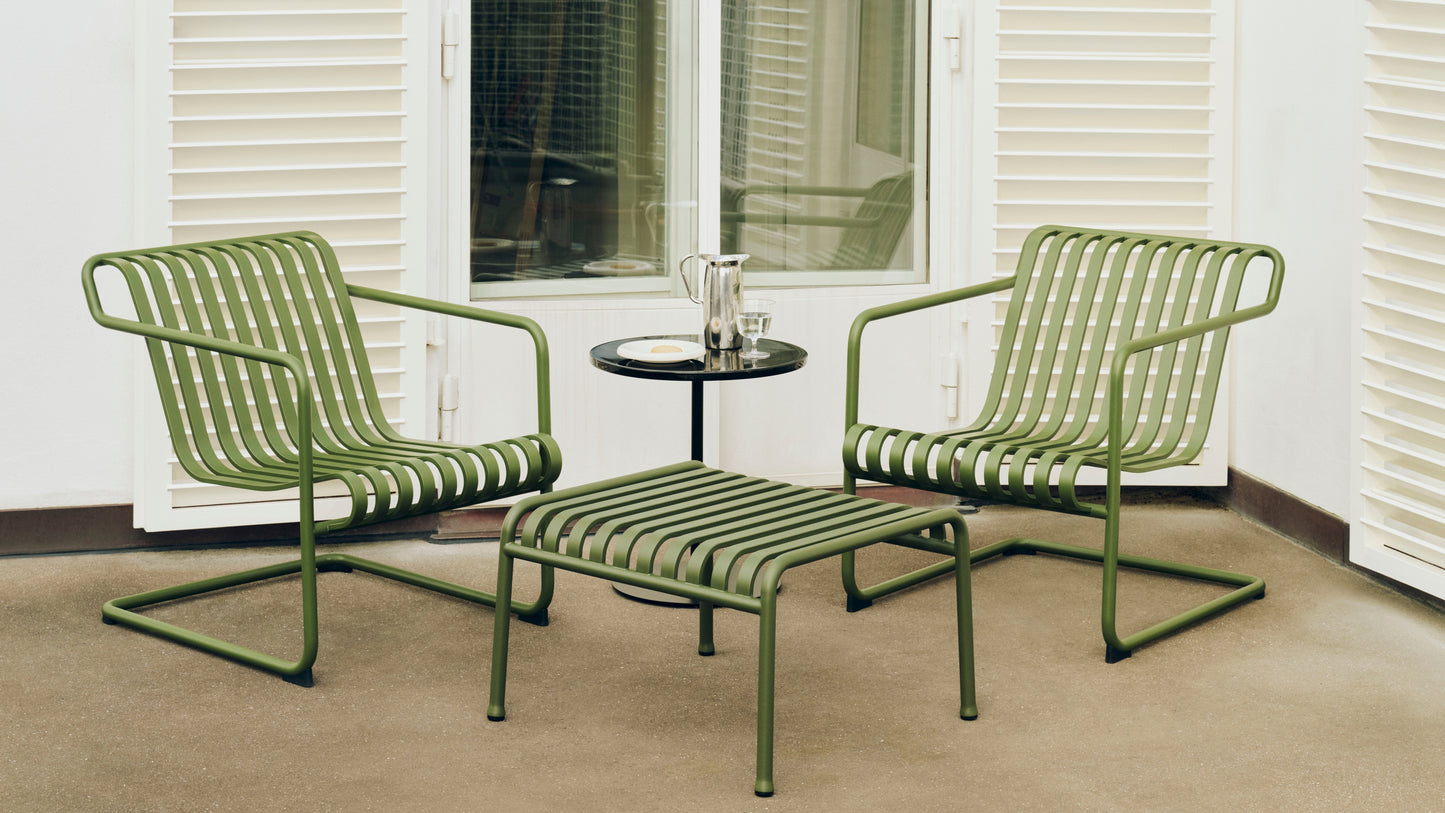 HAY Palissade Cantilever Low loungestoel Olive