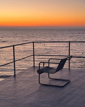 HAY Palissade Cantilever Low loungestoel Anthracite