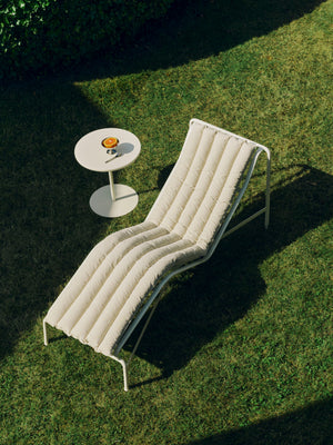 HAY Palissade Soft Quilted kussen voor chaise longue Cream White