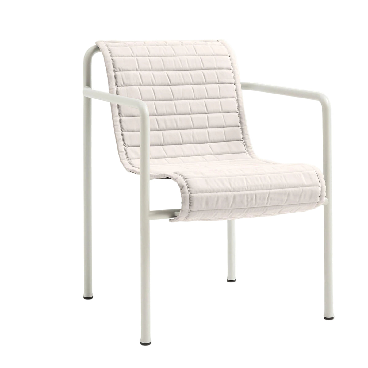 HAY Palissade Quilted kussen voor dining tuinstoel Cream White