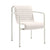 HAY Palissade Quilted kussen voor dining tuinstoel Cream White