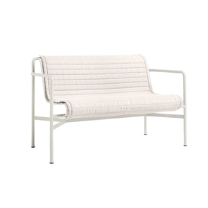HAY Palissade Quilted kussen voor tuinbank Cream White
