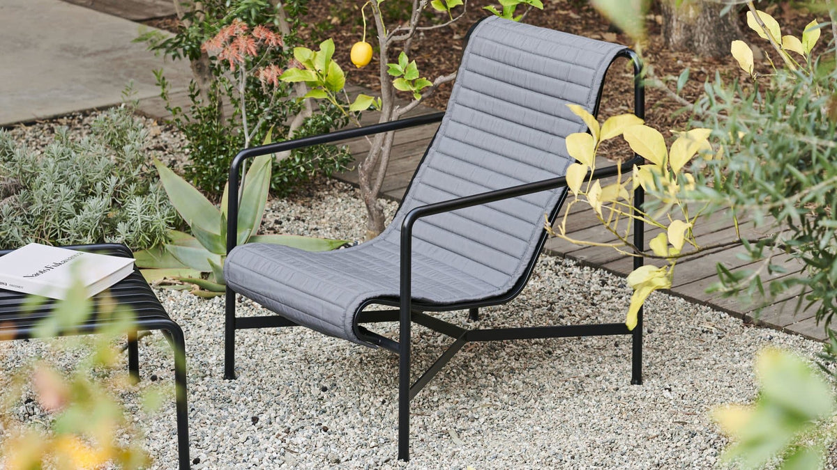 HAY Palissade Quilted kussen voor lounge high Cream White
