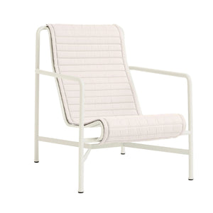 HAY Palissade Quilted kussen voor lounge high Cream White