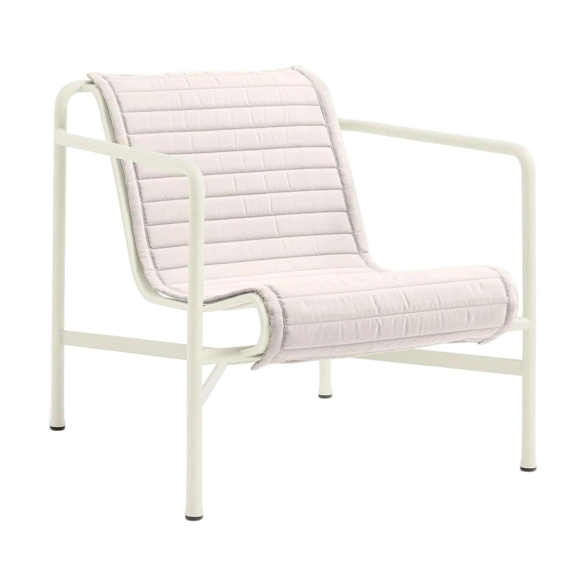 HAY Palissade Quilted kussen voor lounge low Cream White