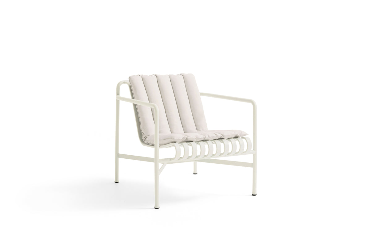 HAY Palissade Soft Quilted kussen voor lounge low Cream White