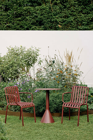 HAY Palissade Cone tuintafel 65x65 cm Anthracite