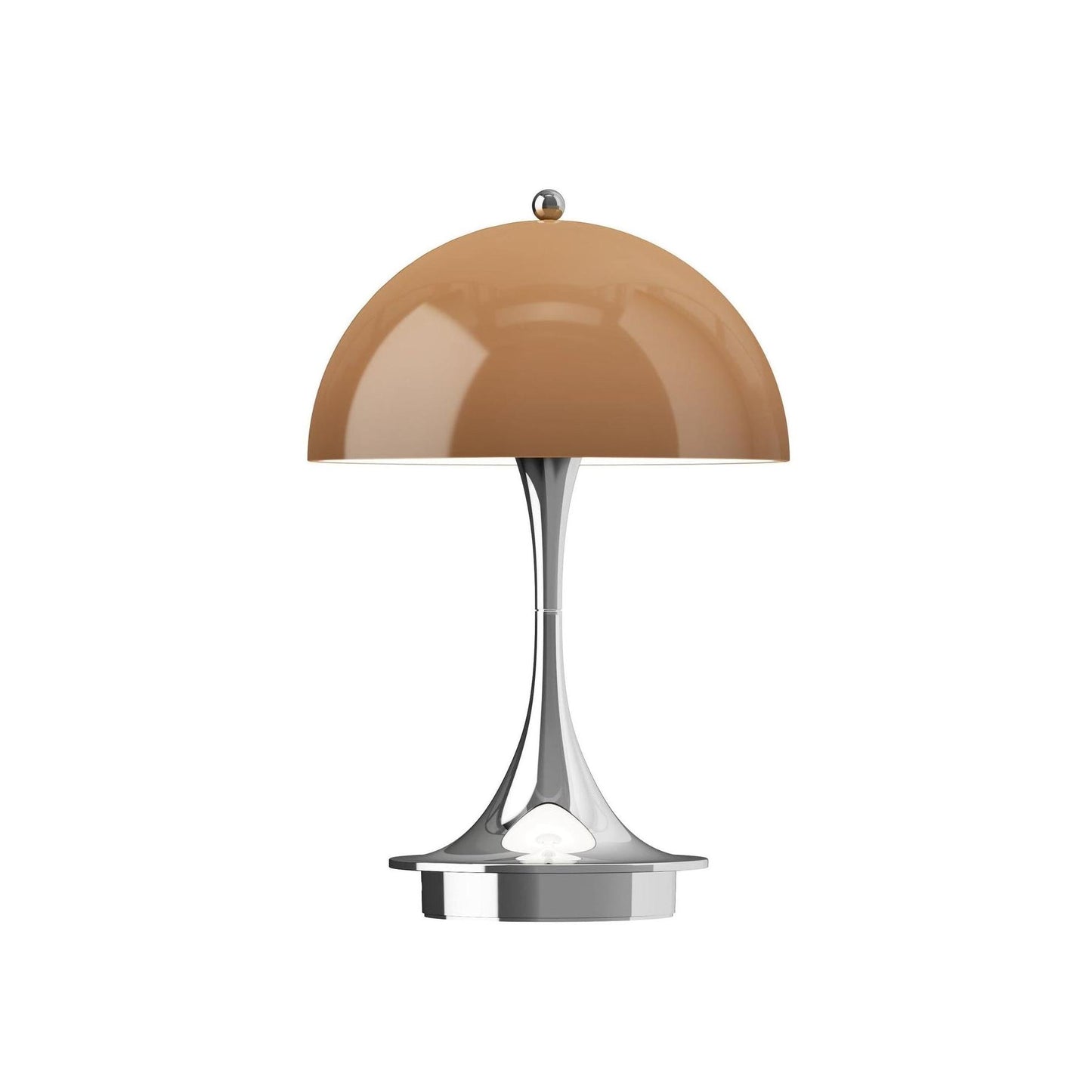 Louis Poulsen Panthella 160 Portable tafellamp Brown Opal Chrome