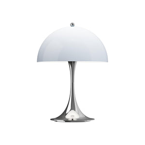 Louis Poulsen Panthella 250 Portable tafellamp Chrome Blue Grey Opal