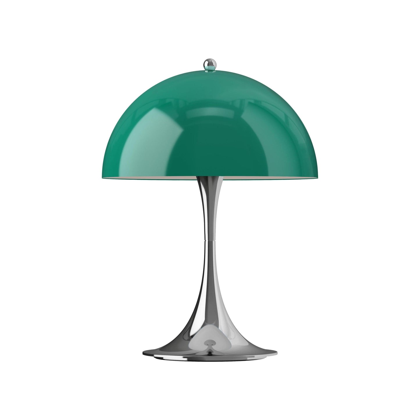 Louis Poulsen Panthella 250 Portable tafellamp Green Opal Chrome