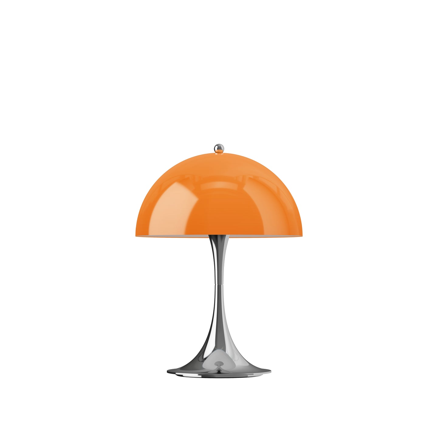 Louis Poulsen Panthella 250 Portable tafellamp Orange Opal Chrome