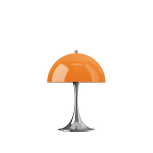 Louis Poulsen Panthella 250 Portable tafellamp Orange Opal Chrome