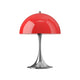 Louis Poulsen Panthella 250 Portable tafellamp Red Opal Chrome