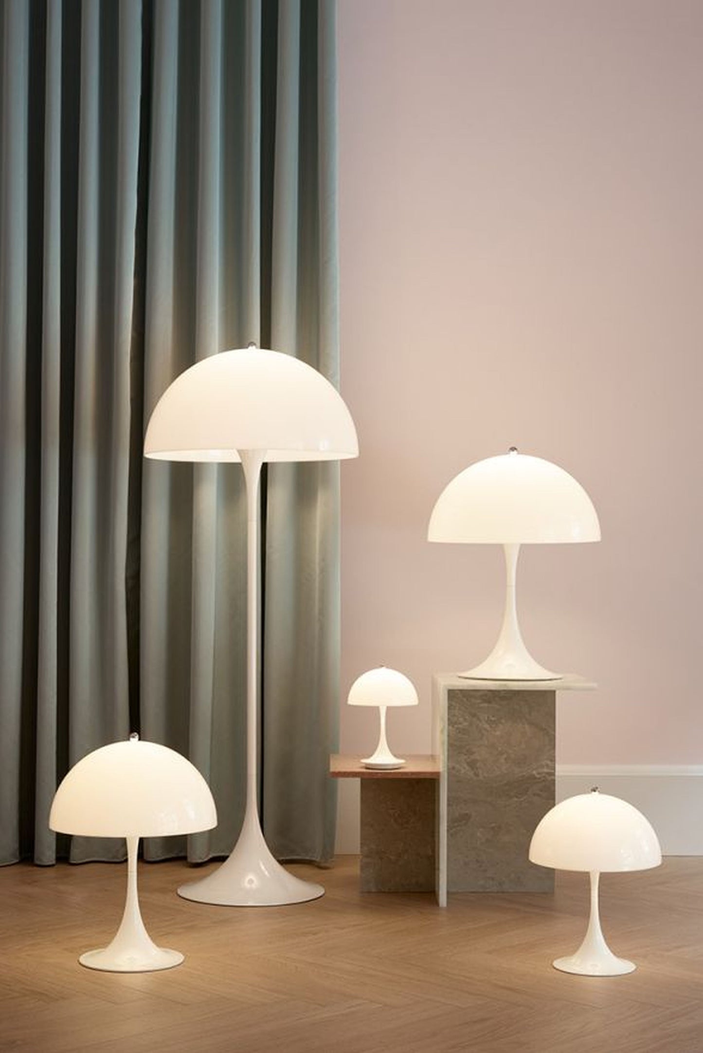 Louis Poulsen Panthella vloerlamp White Opal