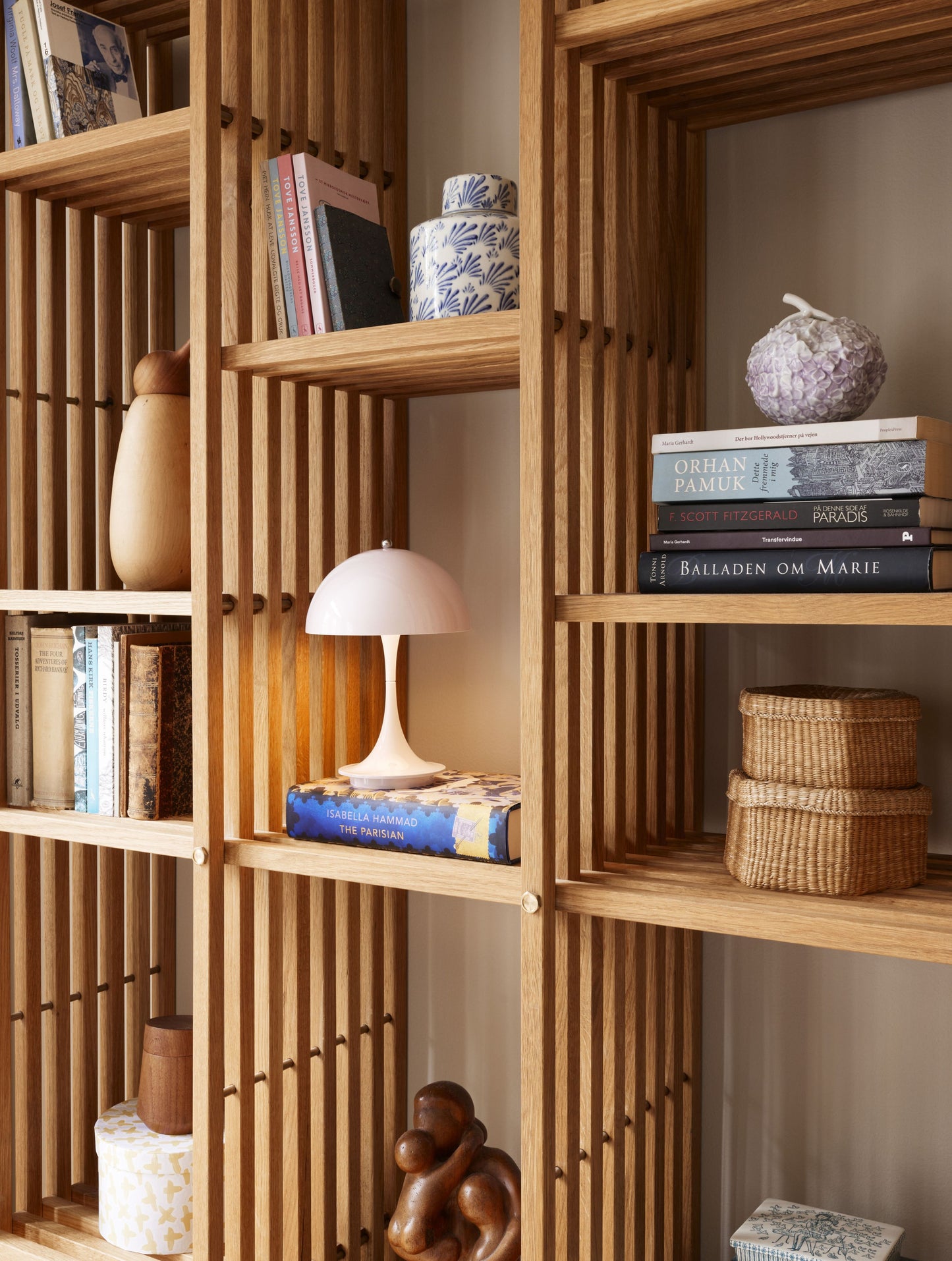 Louis Poulsen Panthella 160 Portable tafellamp Burgundy