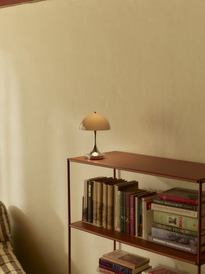 Louis Poulsen Panthella 250 Portable tafellamp Brown Opal Chrome