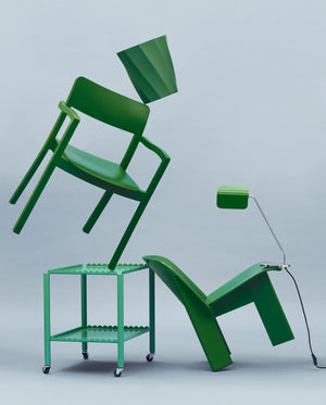 HAY Arcs Low trolley Soft Jade