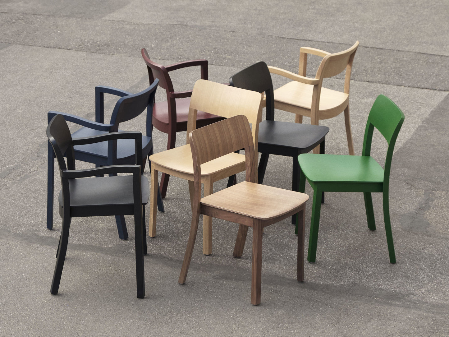 HAY Pastis eetkamerstoel Pine Green