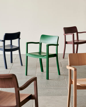 HAY Pastis eetkamerstoel met arm Pine Green