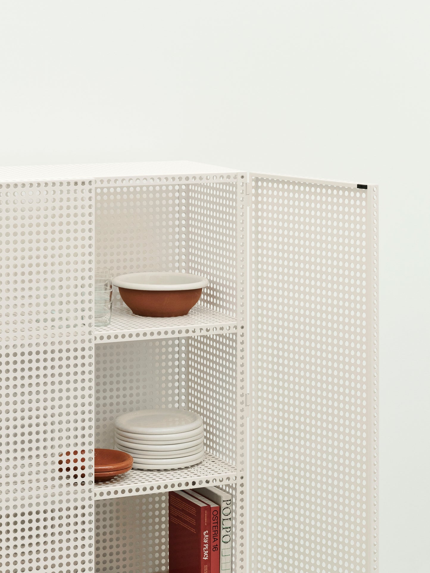 HAY Perforated kast large Eggshell
