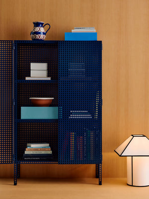 HAY Perforated kast large Steel Blue