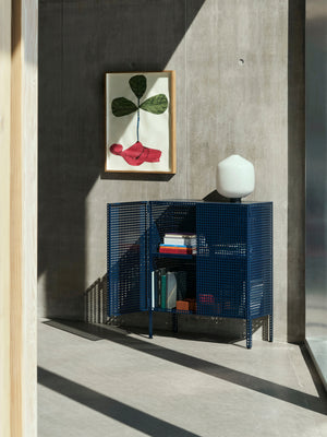 HAY Perforated kast medium Steel Blue
