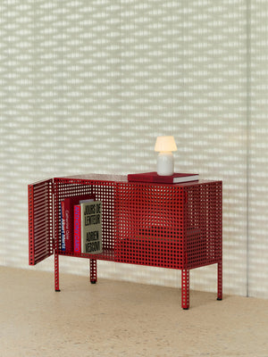 HAY Perforated kast small Wine Red