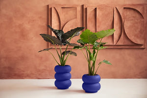Elho Amber Roll Low bloempot Ø43 cm Royal Blue