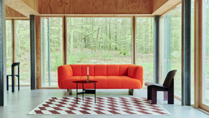 HAY Shift Kelim vloerkleed 170x240 cm Burgundy