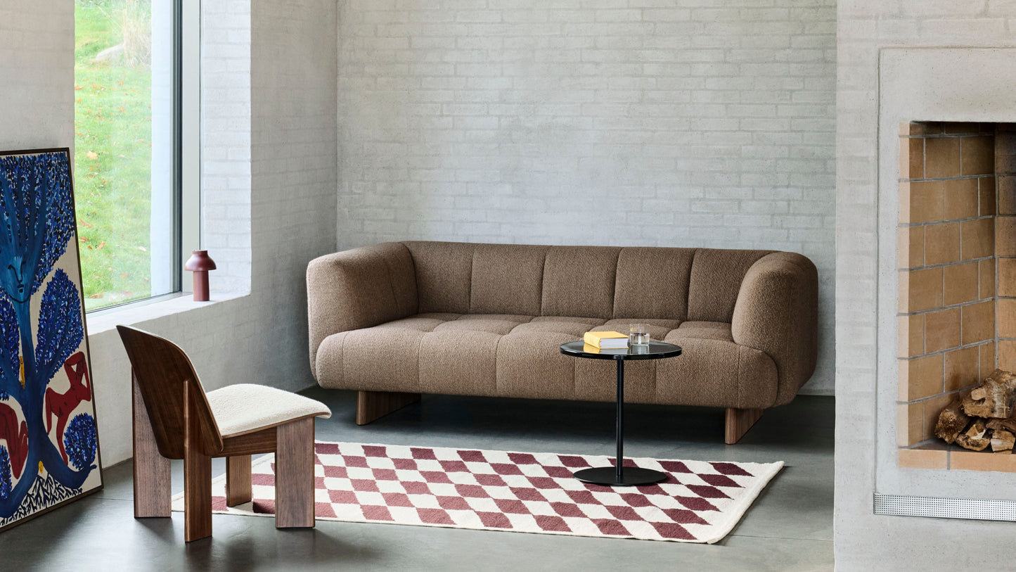 HAY Shift Kelim vloerkleed 140x200 cm Burgundy