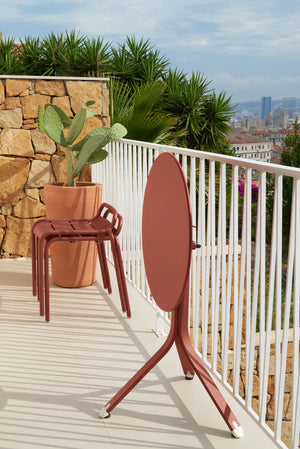 Fermob Rest'o tuintafel Ø60 cm Red Ochre
