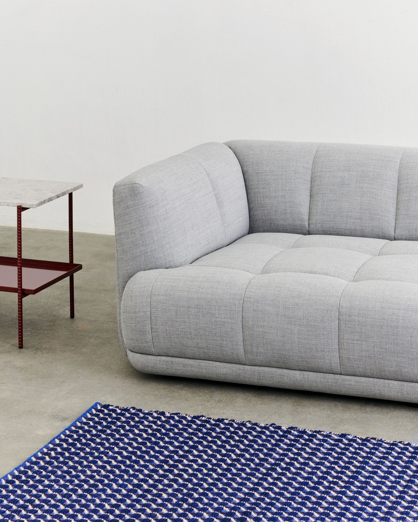 HAY Channel vloerkleed 170x240 cm Blue/White