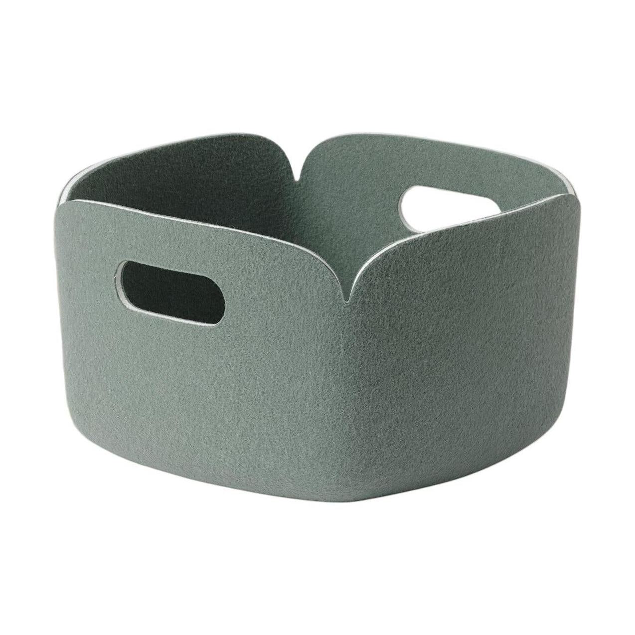 Muuto Restore opbergmand 28x28 cm Dusty Green