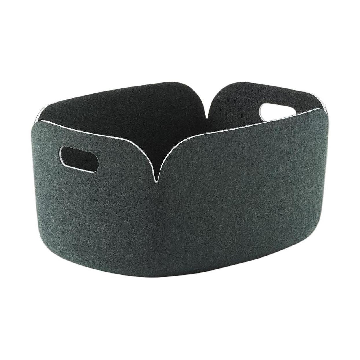 Muuto Restore opbergmand 48x35 cm Dark Green
