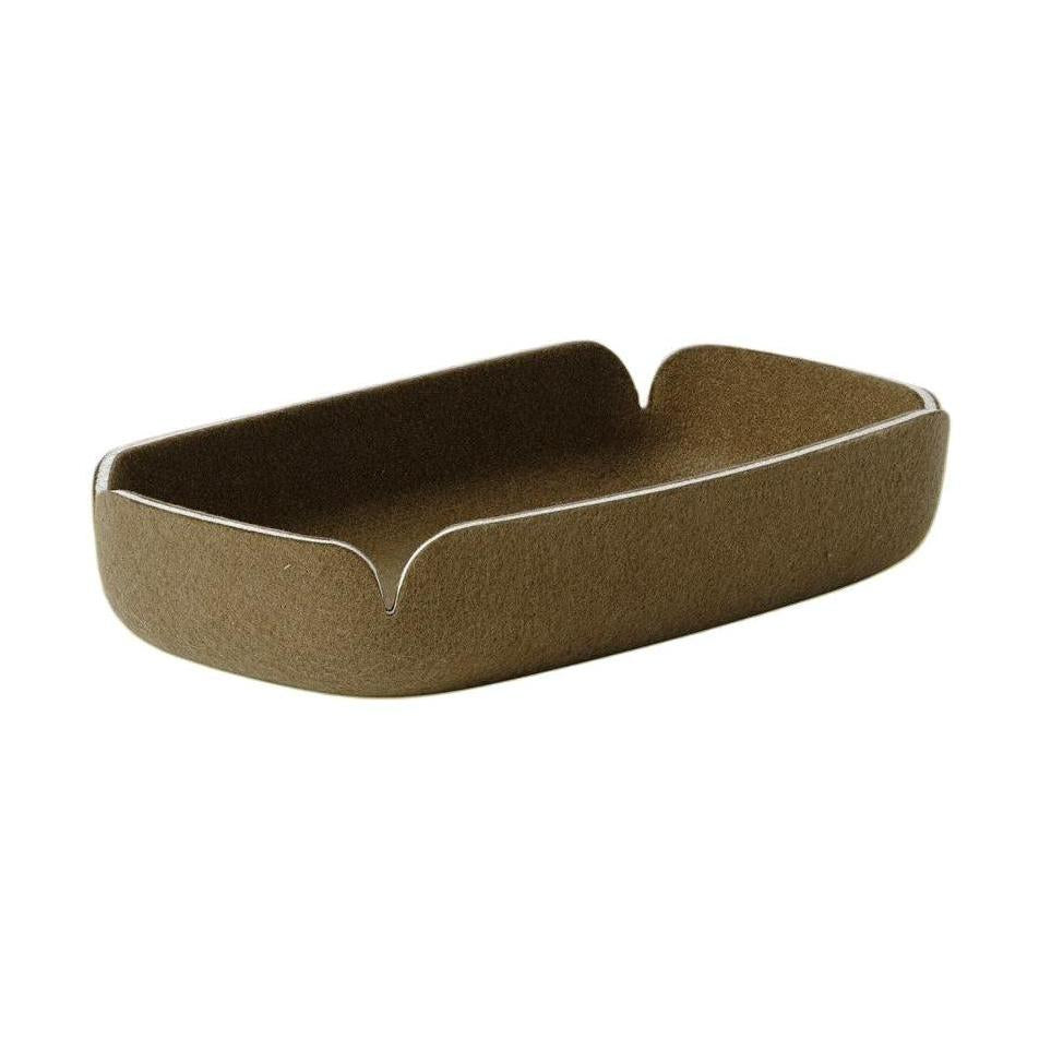 Muuto Restore Tray opbergmand 28x15,5 cm Brown Green