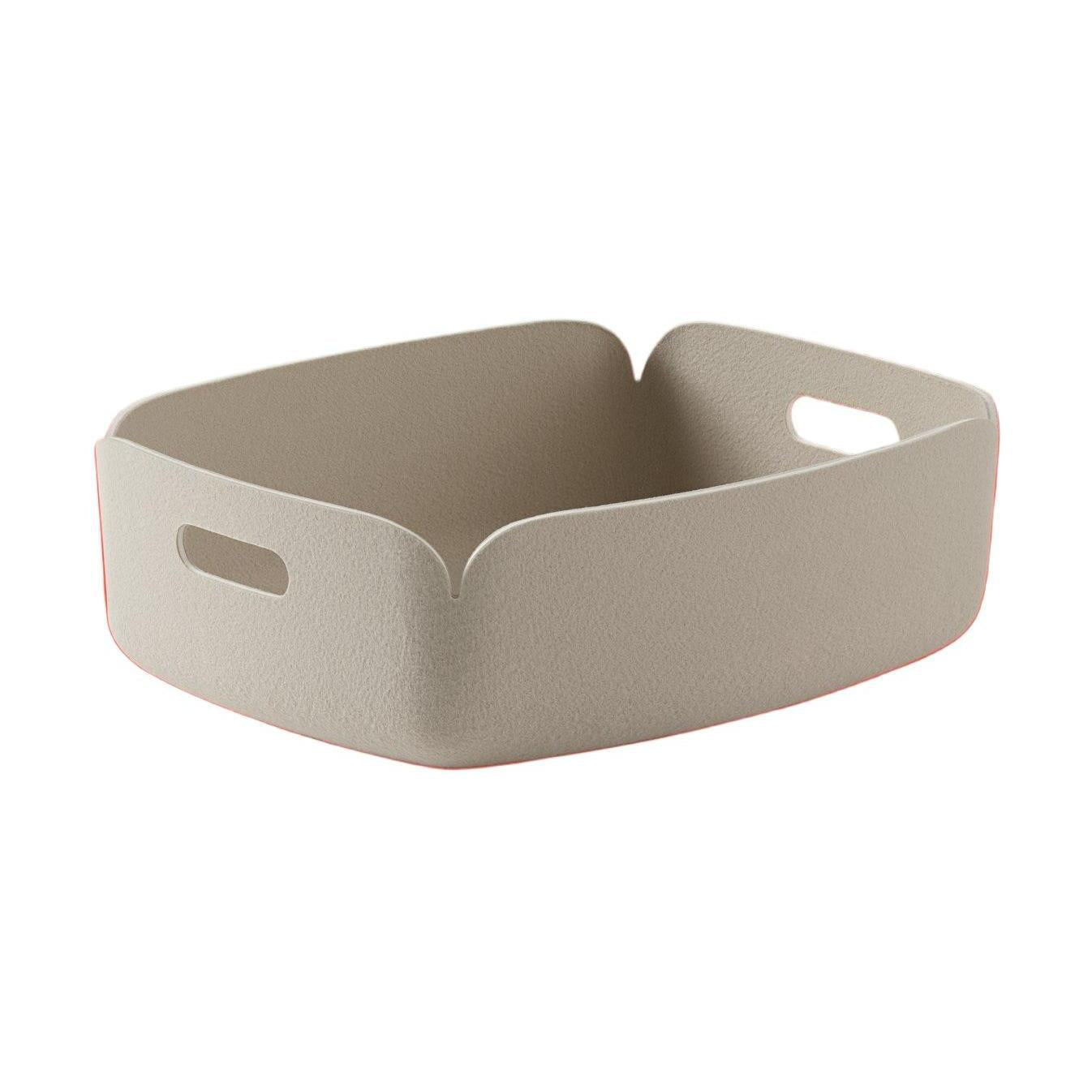 Muuto Restore Tray opbergmand 40x31 cm Sand