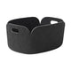 Muuto Restore opbergmand 48x35 cm Black Melange