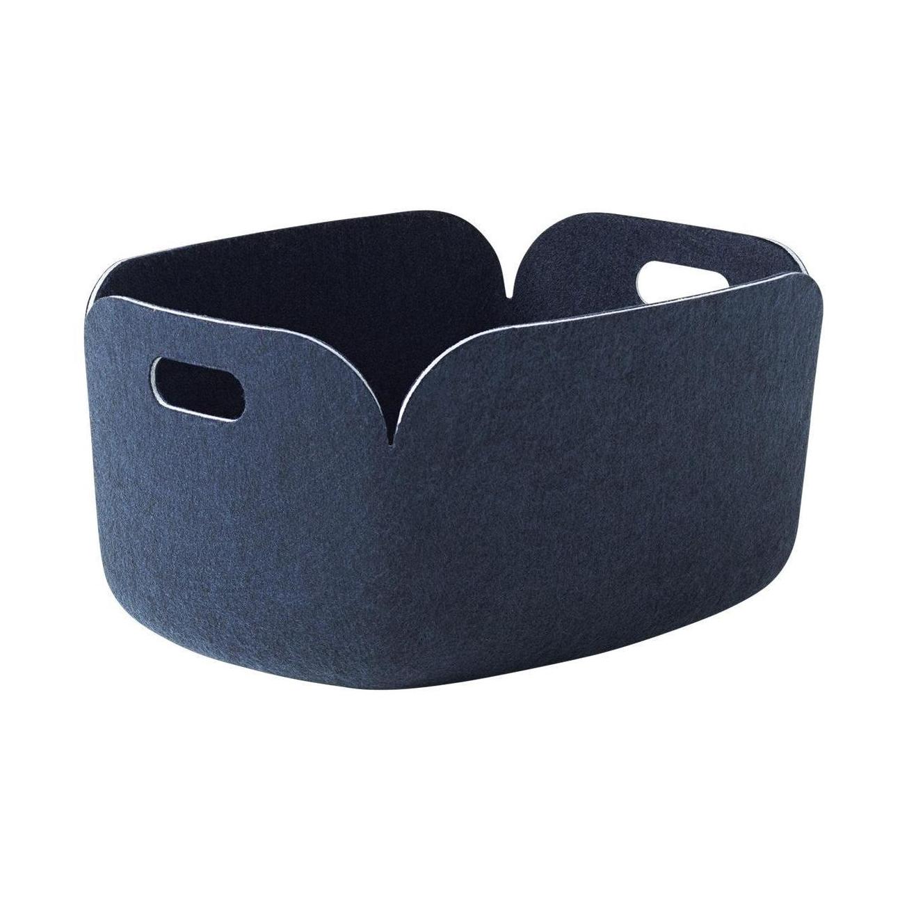 Muuto Restore opbergmand 48x35 cm Midnight Blue