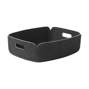 Muuto Restore Tray opbergmand 40x31 cm Black Melange