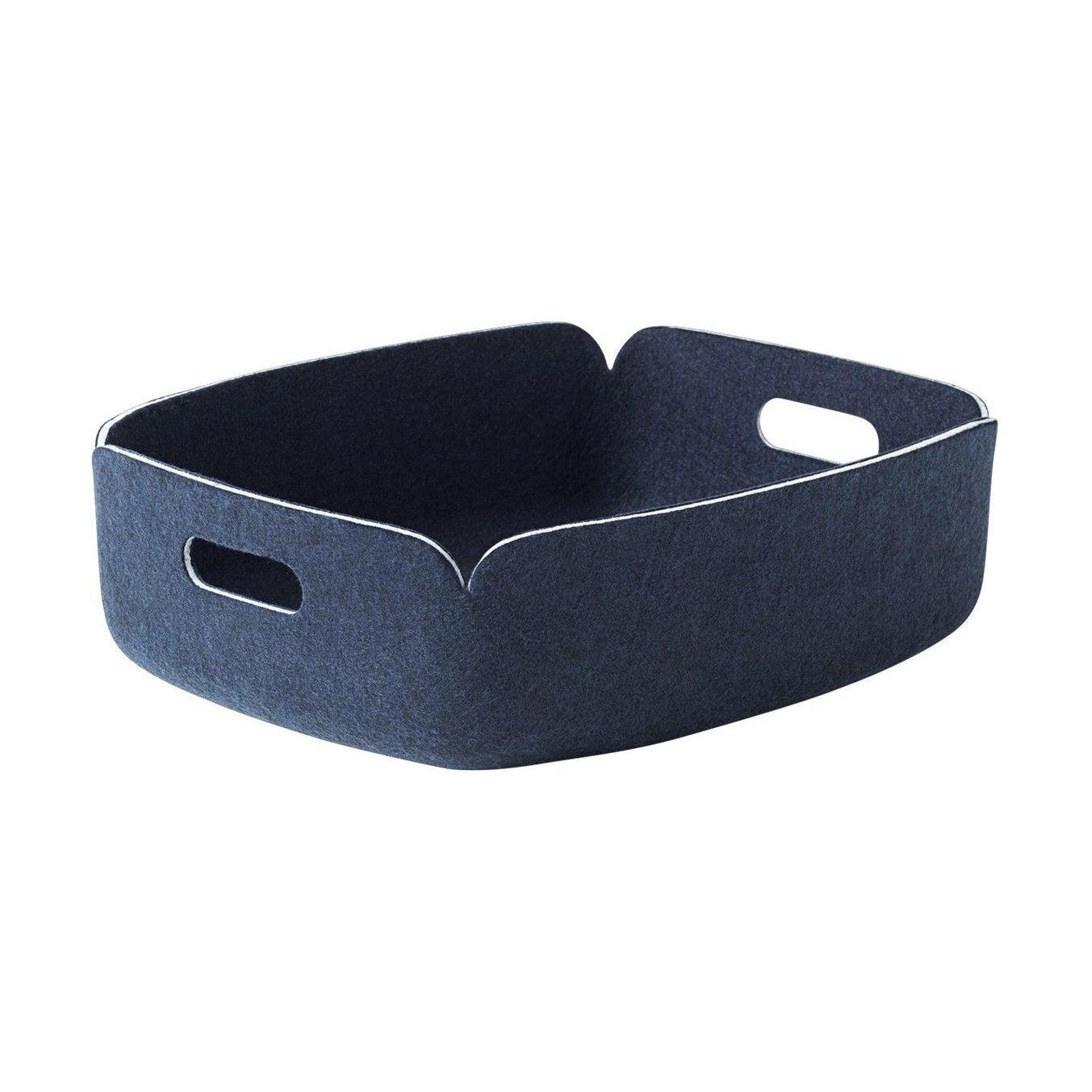 Muuto Restore Tray opbergmand 40x31 cm Midnight Blue