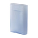 Muuto Ridge Vaas h35 blauw frosted glass