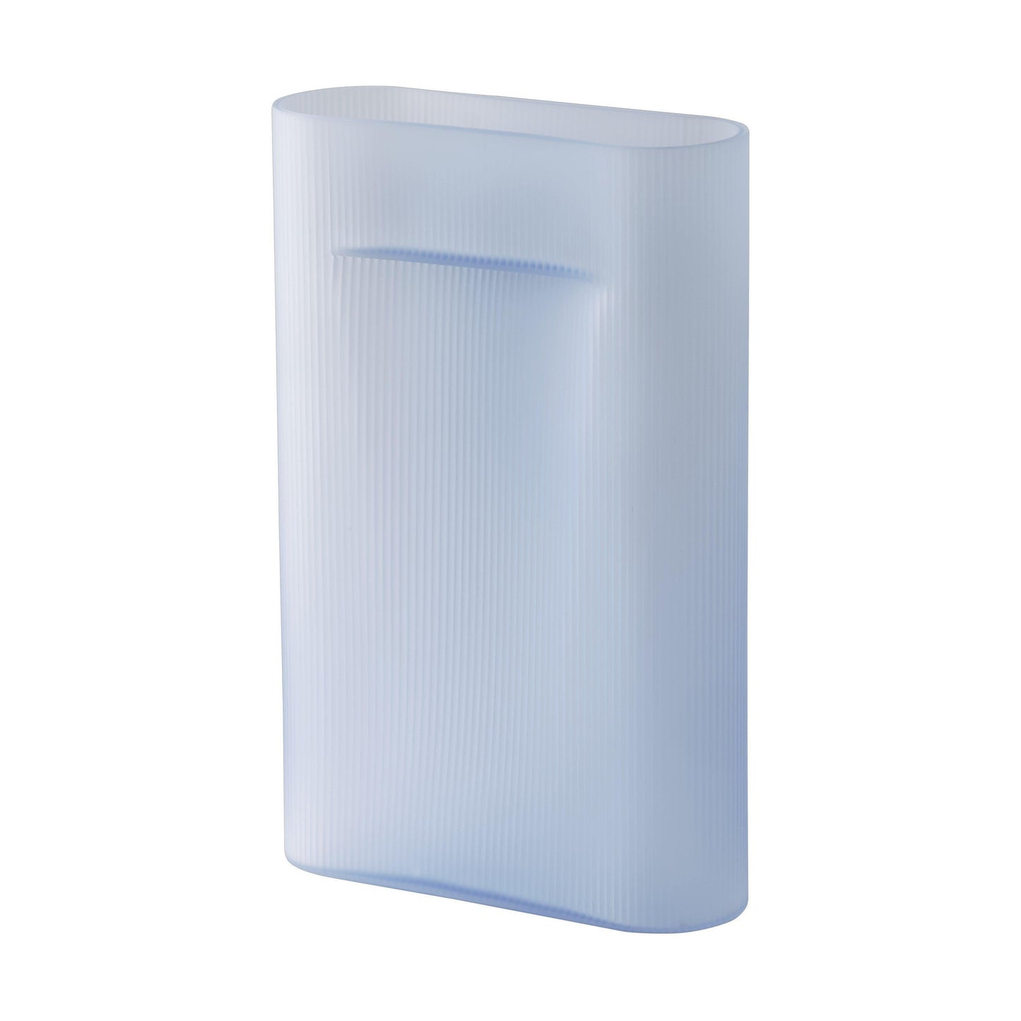 Muuto Ridge Vaas h48,5 blauw frosted glass