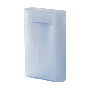 Muuto Ridge Vaas h48,5 blauw frosted glass